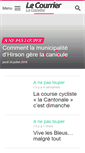 Mobile Screenshot of lecourrierdhirson.fr